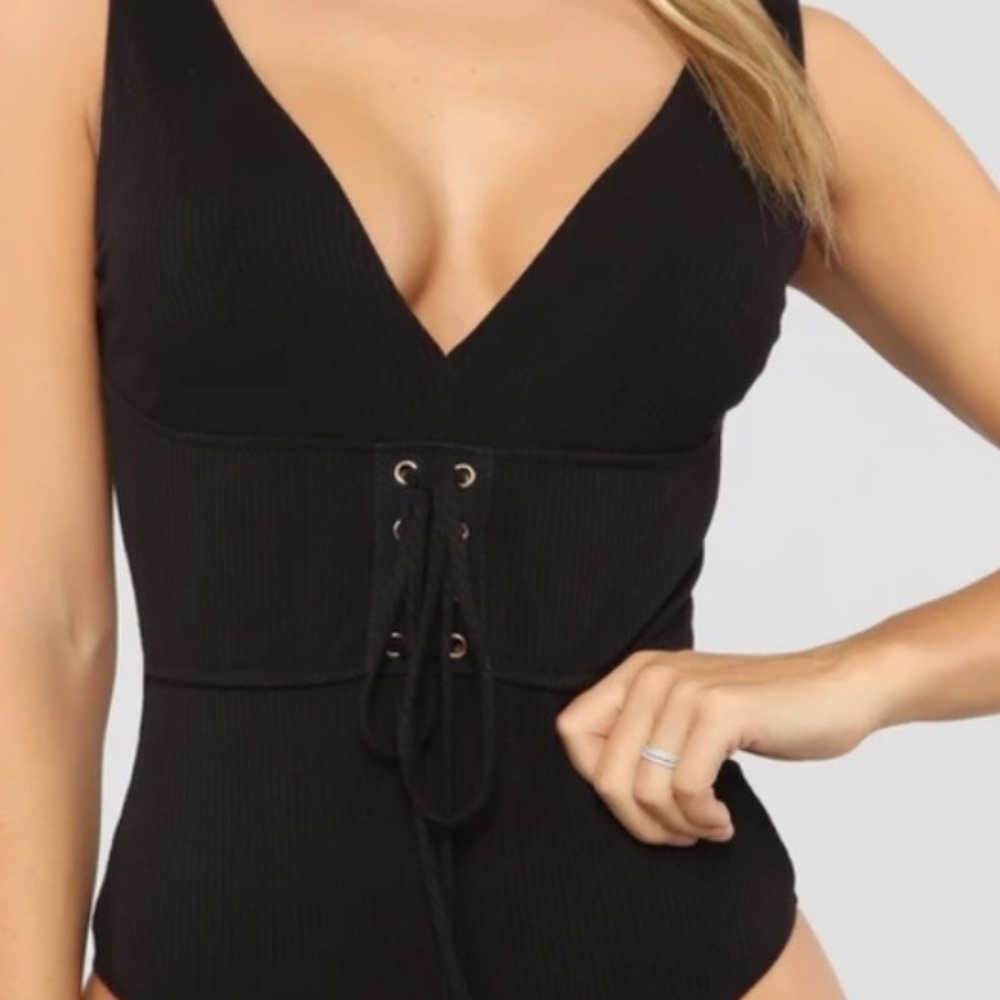 HOST PICK! Black Bodysuit - Picture 2 of 4